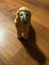 Vintage Afghan hound statue says Zima