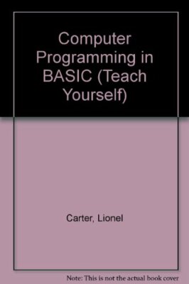 Computer Programming in BASIC (Teach Yourself) by Huzan, E. Paperback Book The