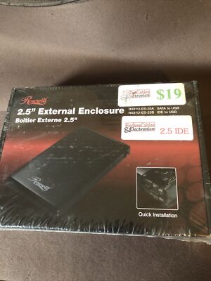 Rosewill RX81U-ES-25B  2.5'' IDE To USB 2.0 External Enclosure New, Sealed