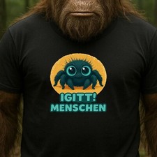 Funshirt Spinne mit Ekelblick – „Igitt, Menschen!“ Humor Shirt