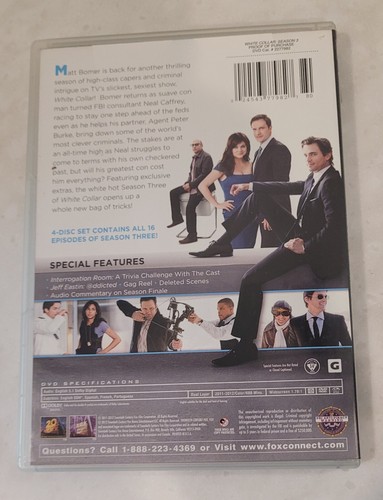 White Collar Complete 1st 2nd 3rd Season 1-3 DVD 1,2,3 LIKE NEW Shipped W/📦 - Picture 13 of 16