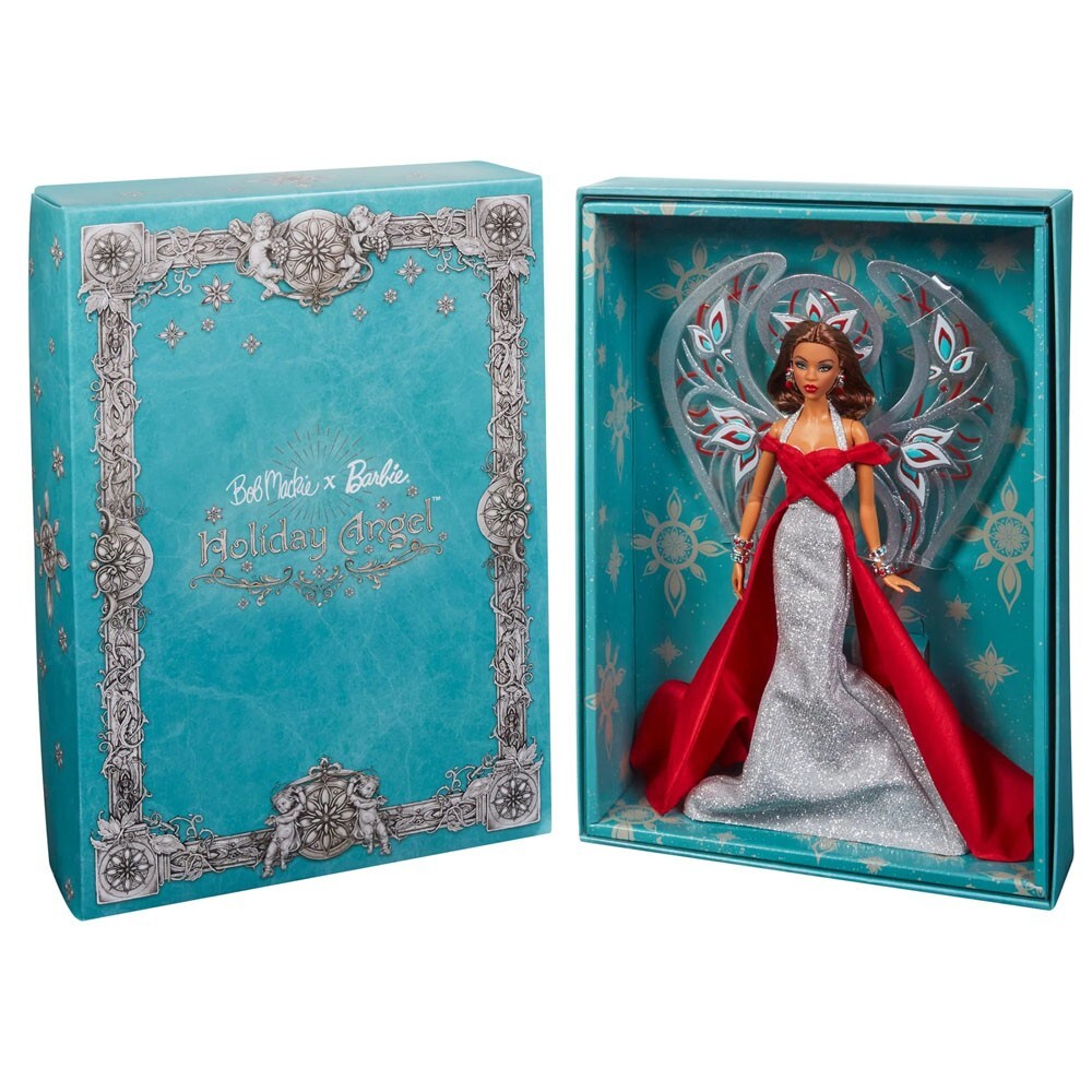Barbie ウェディング　マテル Barbie x Bob Mackie 2023 Holiday Angel Doll – Mattel Creations