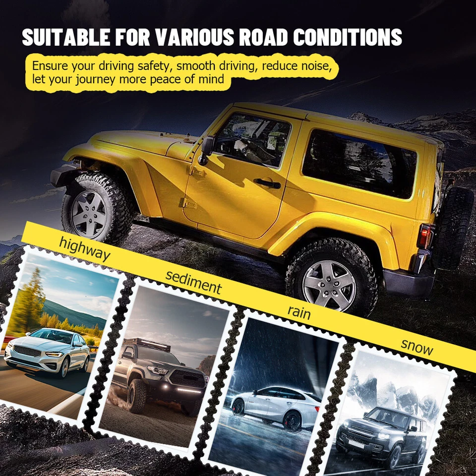 Front Rear Drilled Disc Brake Rotors for Toyota RAV4 Camry Avalon Lexus ES350 - Image 4 of 4