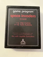 Atari Space Invaders Game Program Cartridge Video Games
