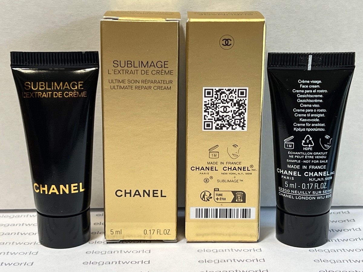 2 x Chanel Sublimage L'EXTRAIT DE CREME Ultimate Repair Cream 5ml