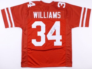 Ricky Williams Signed Texas Longhorns Jersey (JSA COA) 1998 Heisman Trophy 