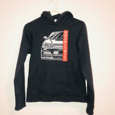 gtr r34 skyline hoodie black size M
