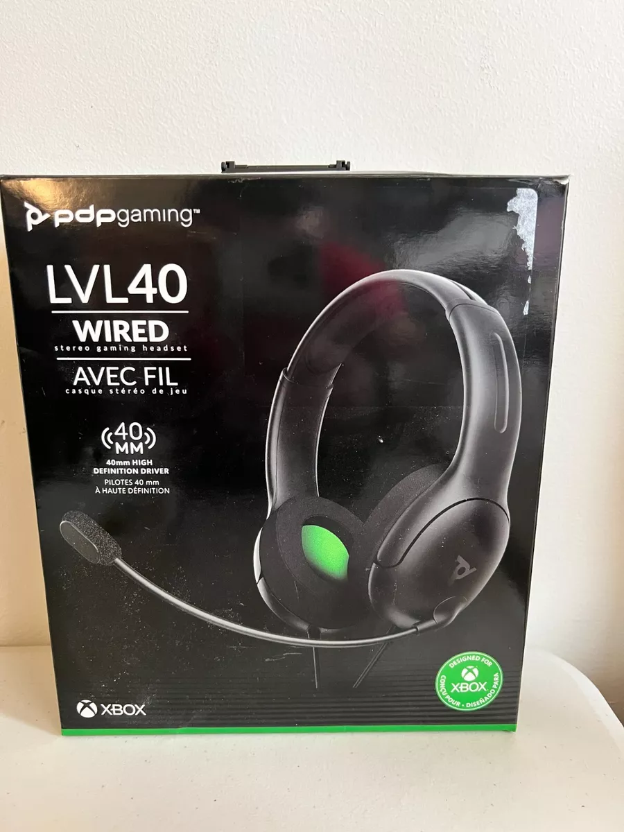 PDP Gaming LVL40 Wired Stereo Headset - XBOX ONE