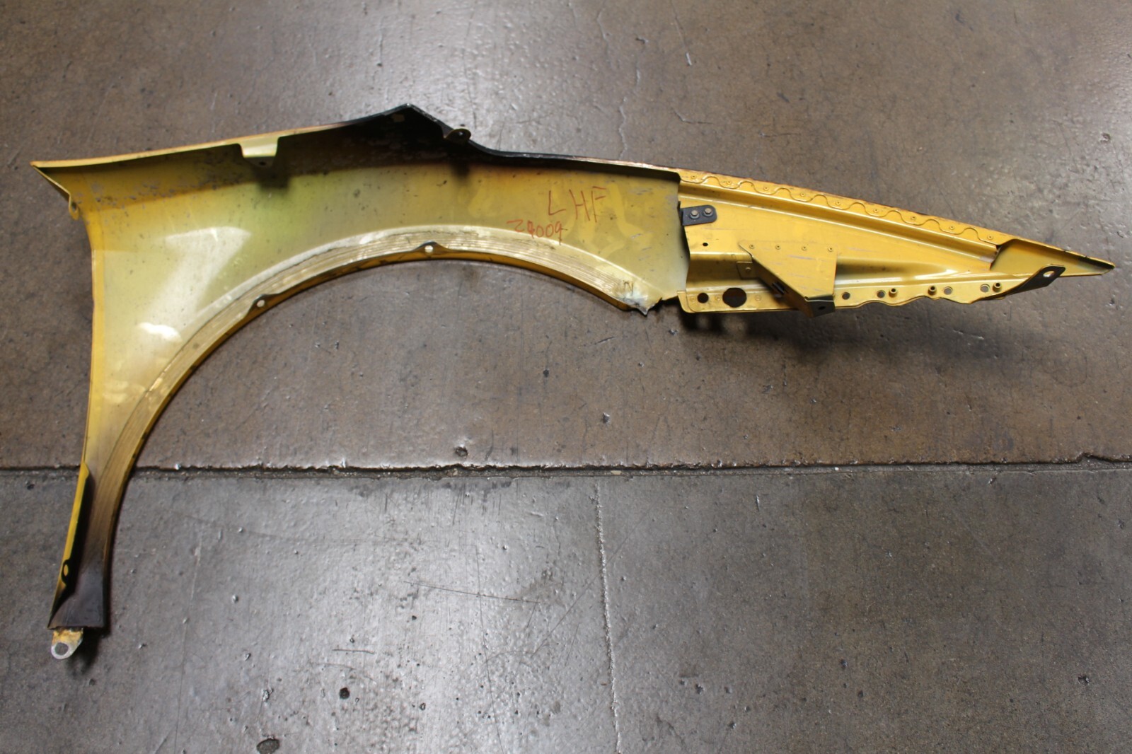 Lamborghini Gallardo Coupe, Spyder, LH, Fender, Fire Dmg, Used, P/N 400821021