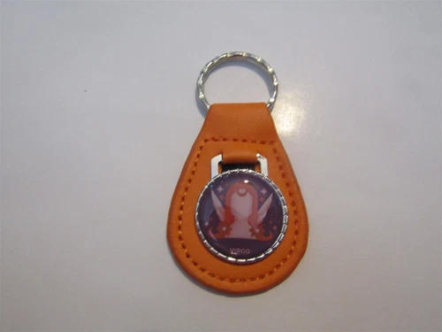 VIRGO ASTROLOGY ASTROLOGICAL SIGN LEATHER KEYCHAIN PUMPKIN