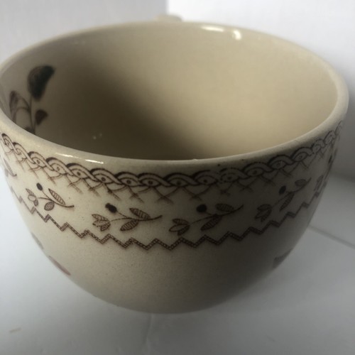 Johnson Brothers Fruit Sampler Coffee Tea Cups Old Granite Brown England Set 2 - Picture 6 of 16