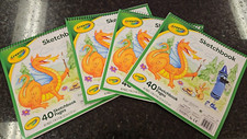4Pack Crayola Sketchbook 9" X 9" 22cm 22cm 40 Sketchbook