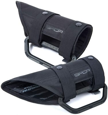 GP Grip Wrangler Grab Handle LITE x 2 BLACK (Front & Rear roll-bar) JL JT 4xe JK
