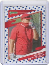 2021 Donruss Independence Day Variation Mike Trout #170 Angels
