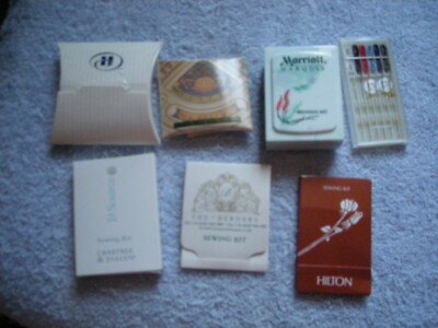 Sewing Kits - Lot of 7 Including Marriott Marquis/Biltmore!