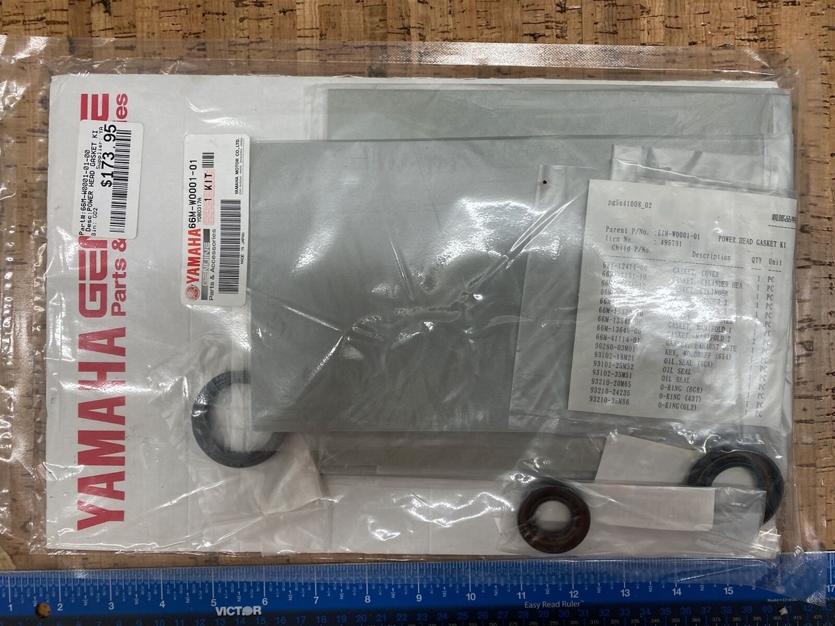 NEW OEM* Yamaha Motor Stoke Gasket Kit 66M-W0001-01-00 | eBay