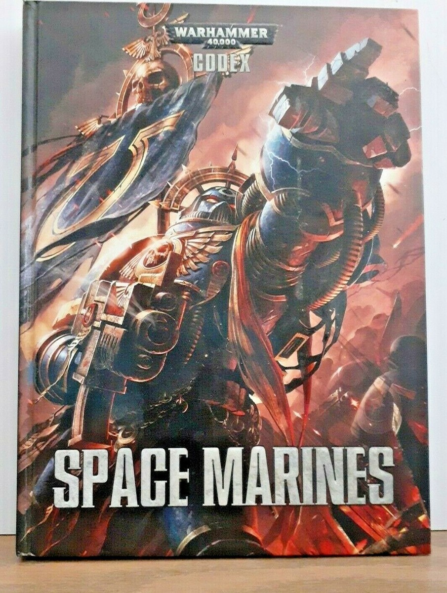 Warhammer 40k Codex: Space Marines 9th Edition Hardcover Book By Games Workshop