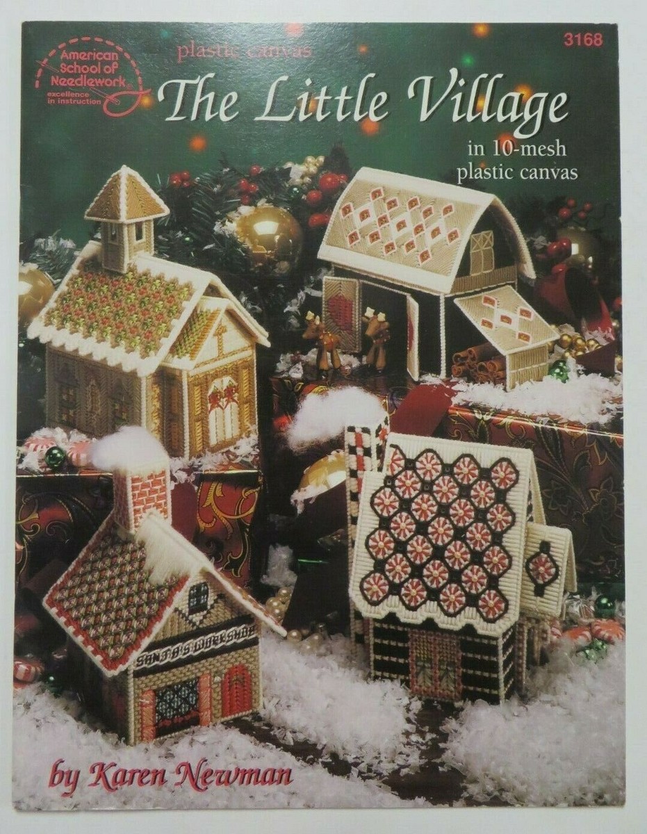 Vtg 1996 THE LITTLE VILLAGE Plastic Canvas Pattern Booklet CHRISTMAS Needlework | eBay vtg-1996-the-little-village-plastic-canvas-pattern-booklet-christmas-needlework-ebay