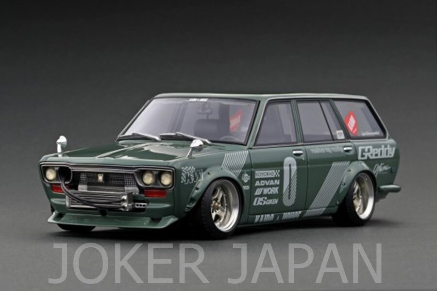 ミニカー 1/18 Ignition Datsun Bluebird 510 Wagon Ignition Model IG3147 1/18 Datsun Bluebird (510) Wagon Green