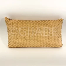 Elie Tahari Home Leather 24" x 13"  Luxury Decorative Feather Pillow