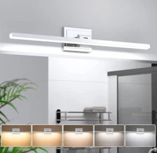 31.5” Chrome LED Light Bar Wall Sconce - Chrome