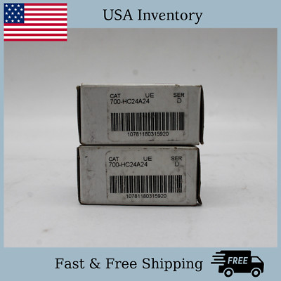 2PCS New Allen Bradley 700-HC24A24 Miniature Relay 24V 50/60Hz 4-POLE