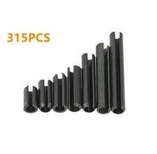 M1.5~M10 Black Elastic pin Split cylindrical Fixed pin Hollow pin Carbon steel