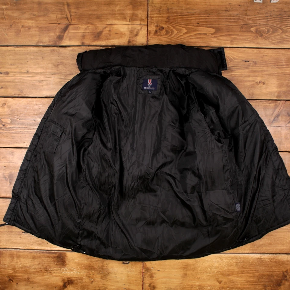 Chaqueta acolchada vintage Phat Farm L Hip Hop negra Foto 4 de 4