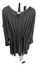 143 Story Long Sleeve Gray Soft Dress Sz 2XL NWT