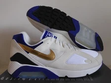 Nike Air Max 180 Summit White-Metallic Gold-Bright Concord Sz 14 [FJ9259-101]