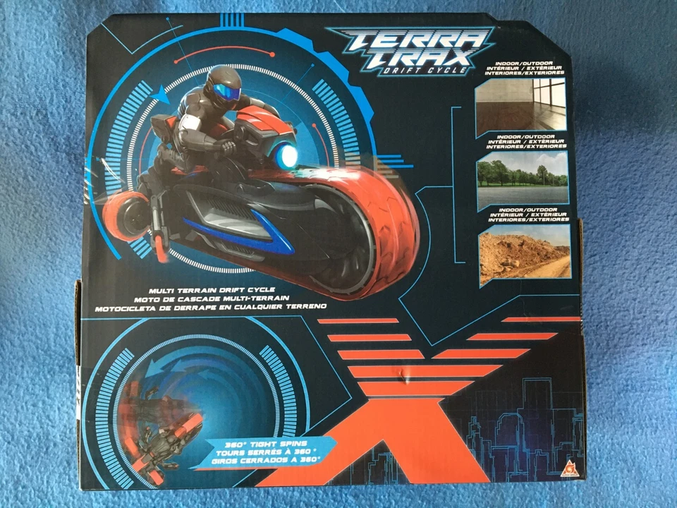 TERRA TRAX DRIFT CYCLE RC Off-Roading Action Remote Control 2020 Alpha Group NEW - Image 3 of 4