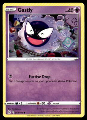 SWSH11: Lost Origin #064/196 Gastly NM-MT ID: 37917