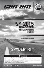 New Can-Am Spyder RT 2015 Roadster Owners Ope...