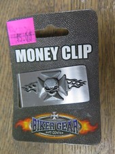 2006 - BIKER GEAR GIFT CENTER Money Clip - SKULL