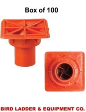 (Box of 100) - Deslauriers - Rebar Safety Cap- OSHA Approved #3 - #8 - Concrete