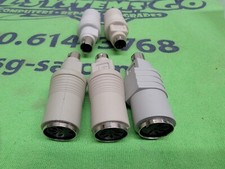 LOT OF 5 - Keyboard Adapter AT to PS/2 DIN-5-Female to Mini-Din 6-Pin Male NC