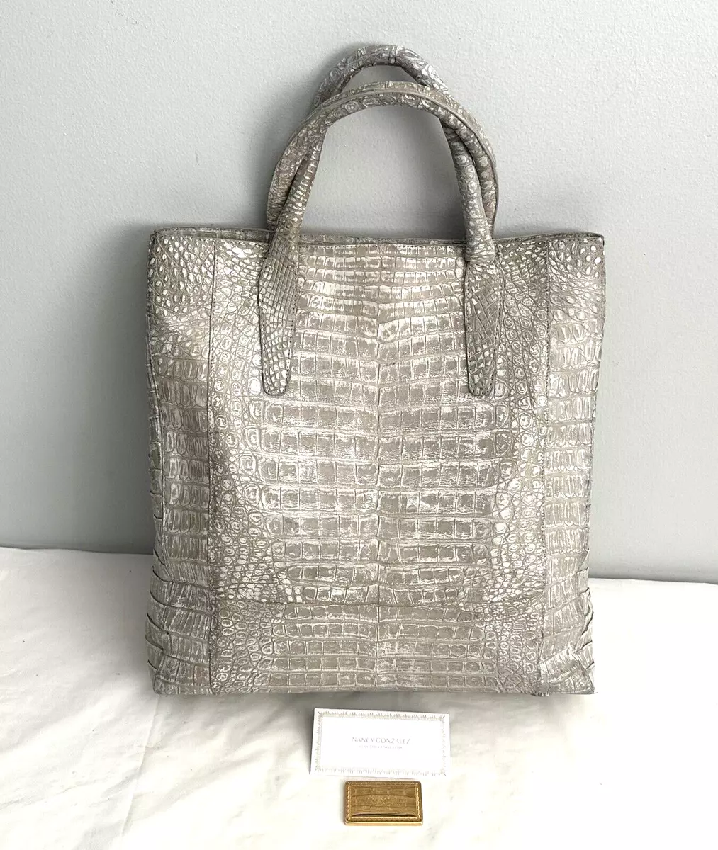 Nancy Gonzalez Crocodile Large Tote Bag