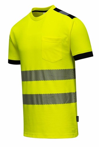 Portwest T181 Hi Vis T-shirt de sécurité léger réfléchissant à manches courtes - Photo 19 sur 19