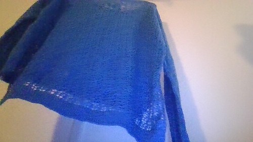 Abercrombie Kids Size Large Bright Blue Loose Knit Long Slv Sweater Beach Cover - Picture 11 of 18