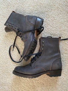 frye engineer combat boots