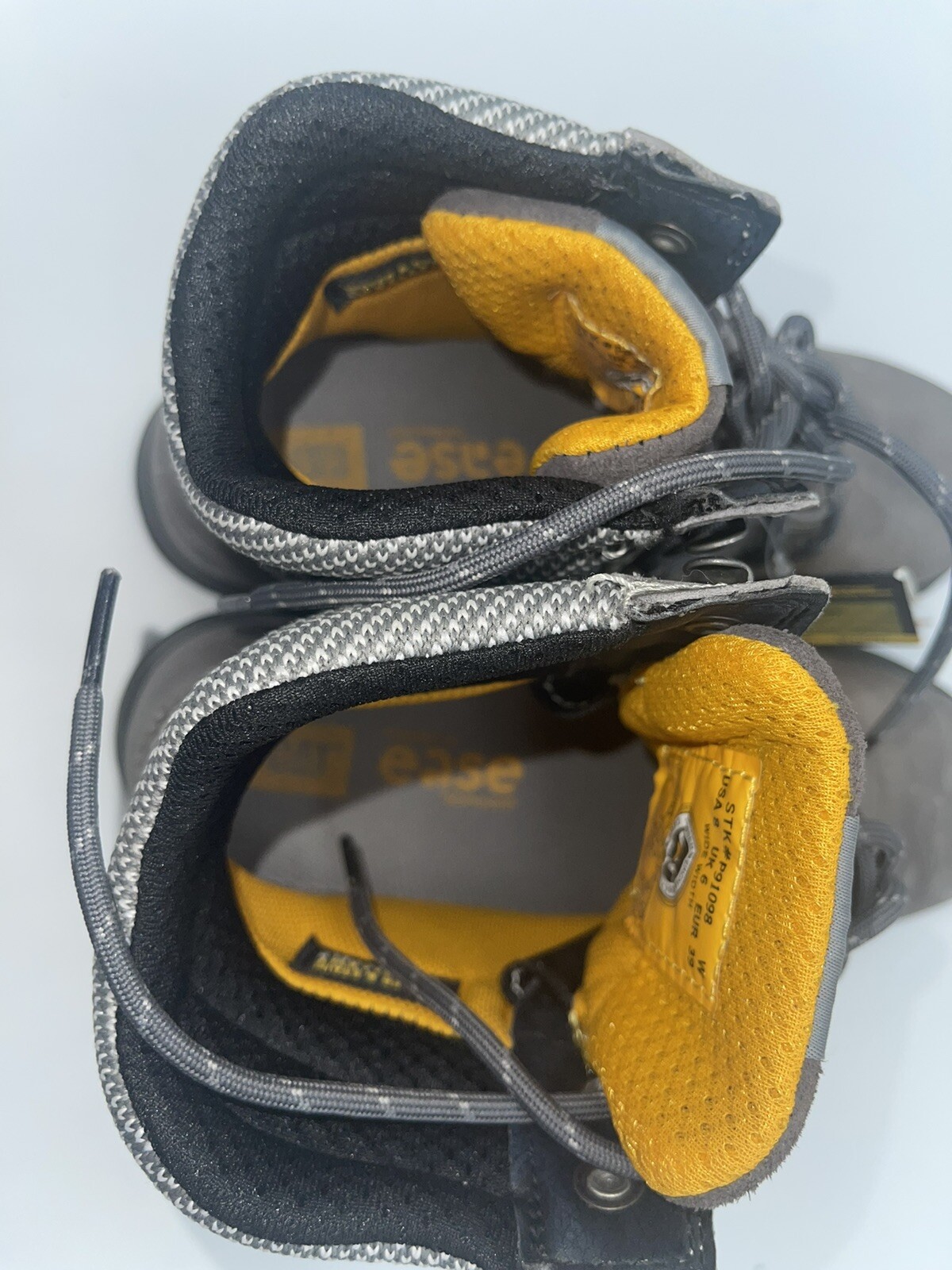 Caterpillar CAT Size 8 Wide Women Paisley 6" Steel Toe Work Boot Grey