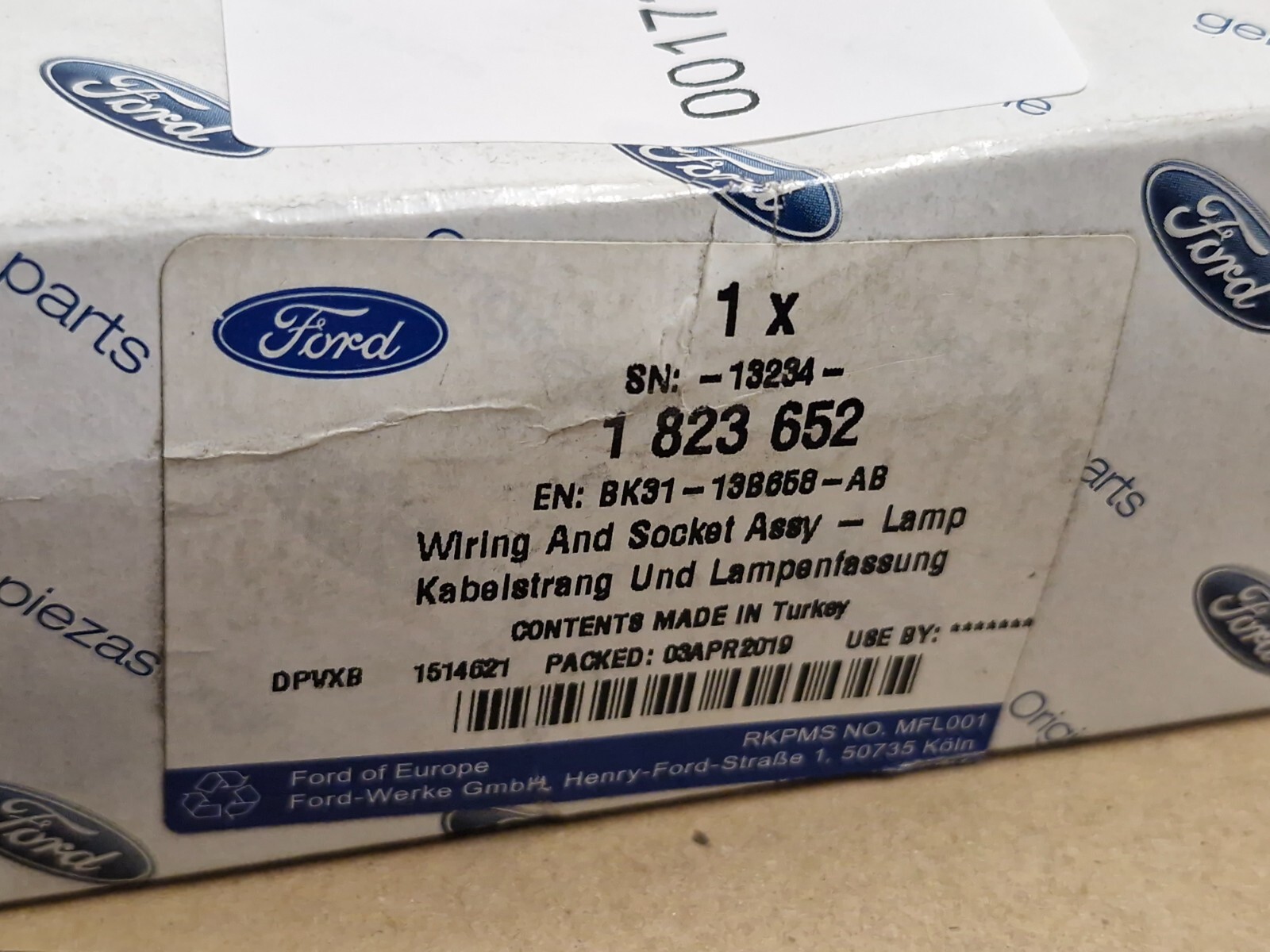 Genuine Ford Lamp Wiring and Socket 1823652 for sale online | eBay