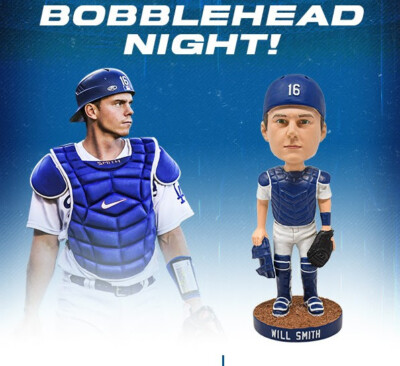 Will Smith 2023 LA Dodgers ボブルヘッド 🔥2023 Will Smith SGA Bobblehead Los Angeles Dodgers 6/13/23