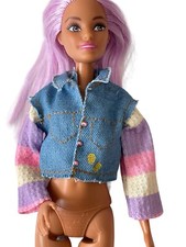 New Disney ily 4Ever 11" Doll Rapunzel Tangled Denim Jacket Clothes Fits Barbie