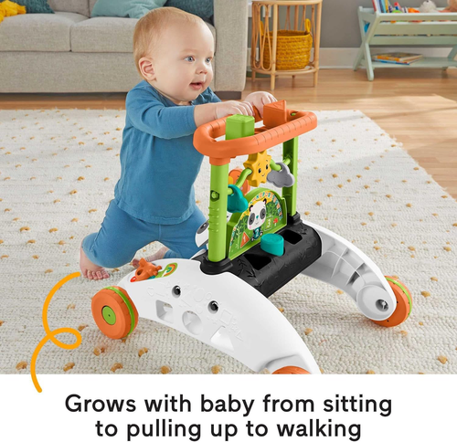 2-Sided Steady Speed Panda Walker, Interactive Baby Walking Toy with Activities - Picture 3 of 6