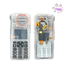 Transparent Front Housing Cover Case for XPR7550 Two Way Radio W/ Speaker