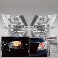Crystal Clear Lens Brake Tail Light Turn Signal Cover For 08-12 Accord Sedan o