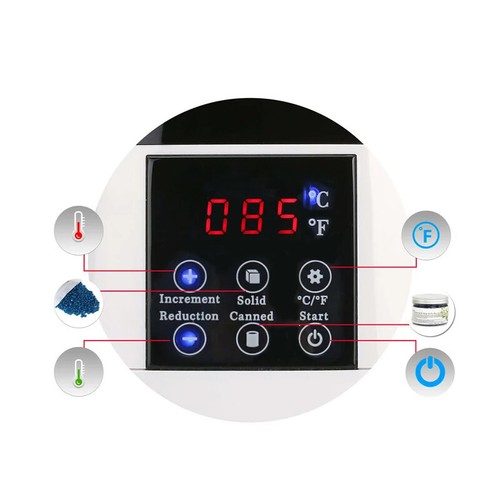 500CC Wax Heater Warmer Hair Removal Wax Machine Wax Pot Smart LCD Display New - Picture 8 of 15