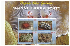 PAPAL NEW GUINEA SC. 1304 2008 MARINE BIODIVERSITY S/S MNH YE10
