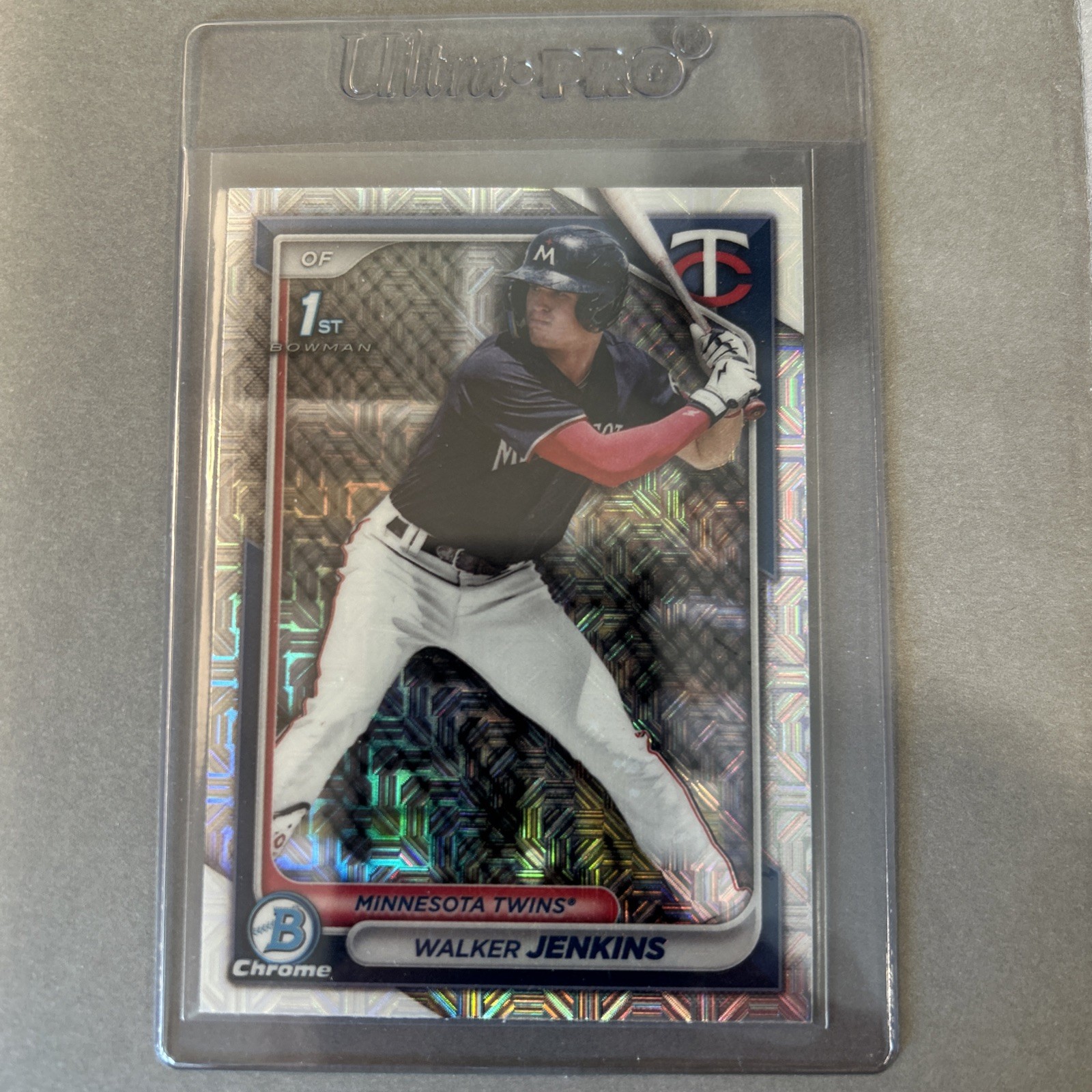 2024 1st Bowman Chrome Mojo Walker Jenkins Twins